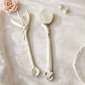 Mariposa Handcrafted Salad Serving Spoon Fork Utensil Set Vegetables VTG 1993